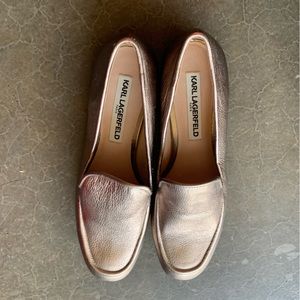 Karl Lagerfeld Leather Loafers